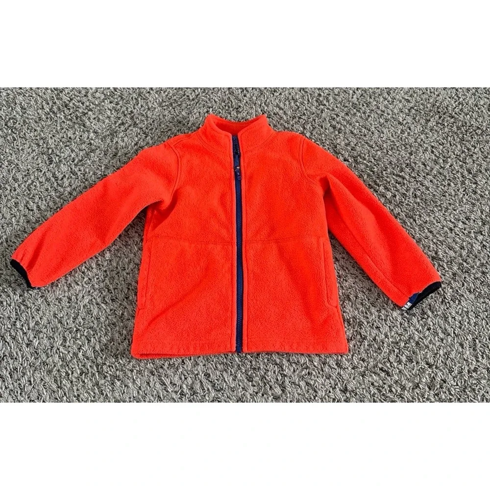 The Children's Place‎ Boys Orange fleeced Jacket Size 4T